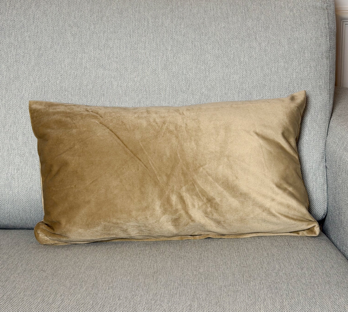Goldish brown velvet