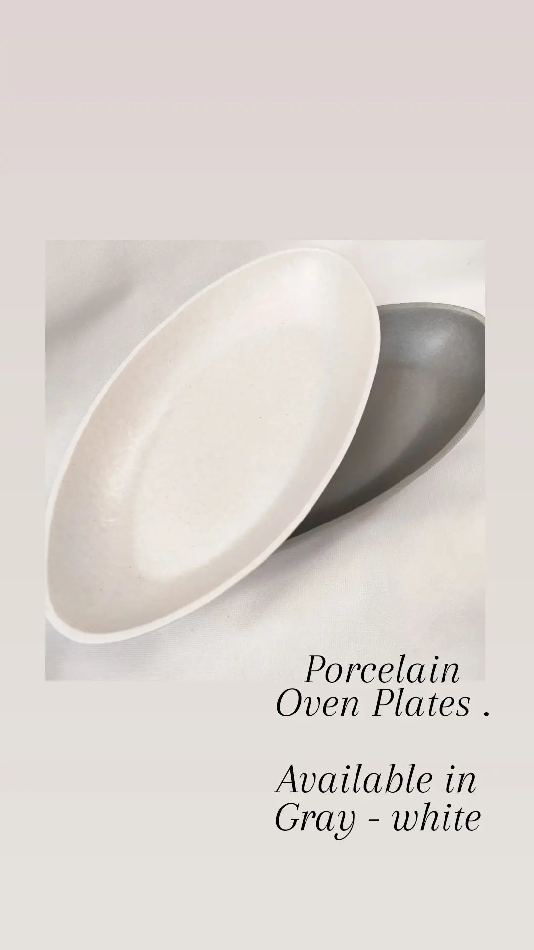 Oven/Serving Dish -Oval shape