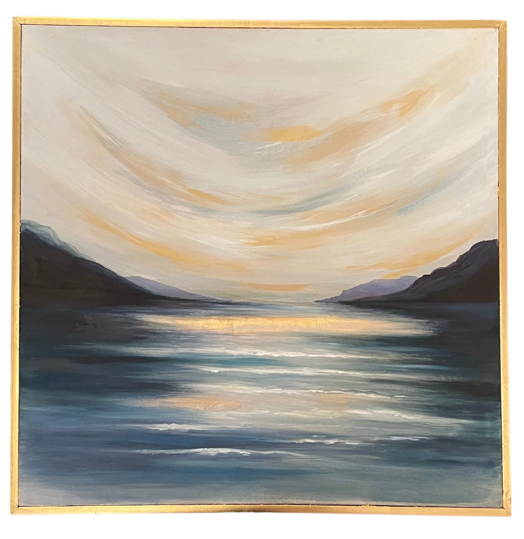 Hand Painted Wall art 60x60 cm