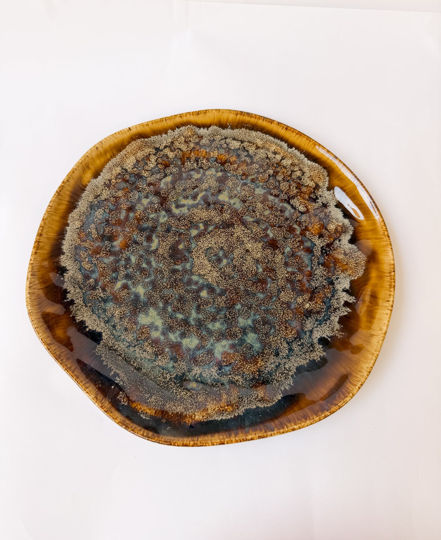 Porcelain Dinner Plate - Organic 32 cm set of 6