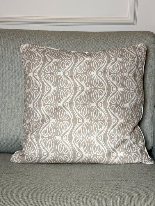 Beige lace cushion