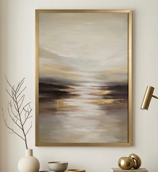 Gold Frame Hand painted frame 50x70 cm