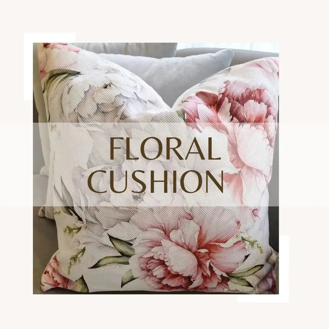 Floral cushion