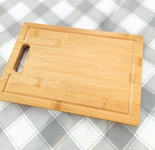 Bamboo Cutting Board- light wood tone