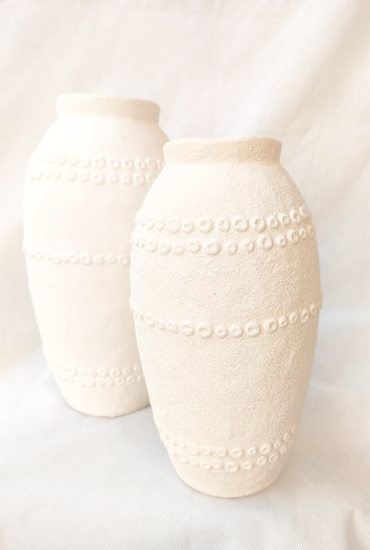 Decorative Vase - White Pottery