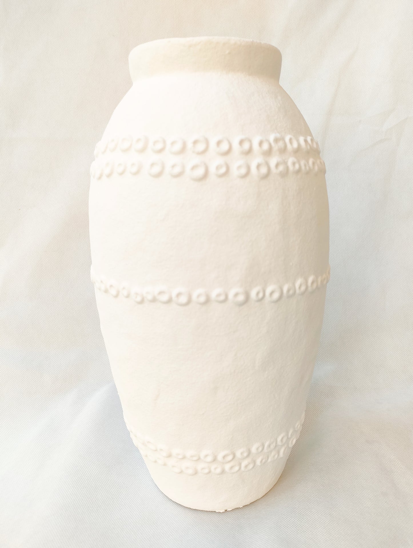 Decorative Vase - White Pottery