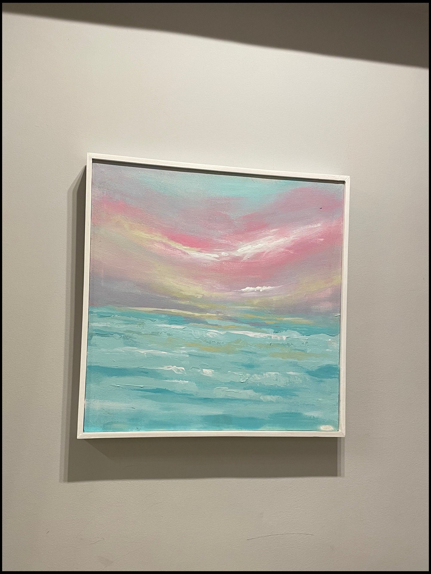 Hand painted Canvas-  50x50 cm
