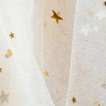 Load image into Gallery viewer, Tulle Tablecloth - With Gold Stars and Crescent 🌙⭐
