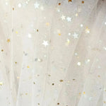 Load image into Gallery viewer, Tulle Tablecloth - With Gold Stars and Crescent 🌙⭐
