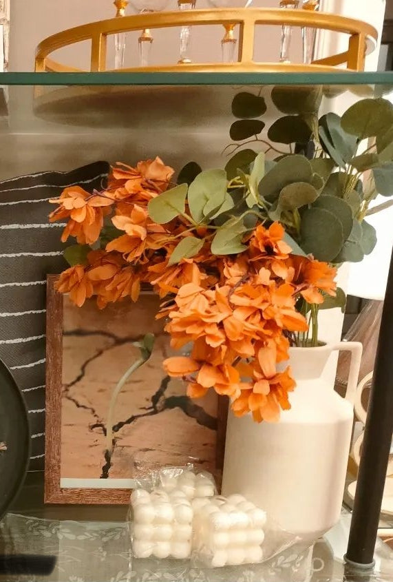 3 colors Flowers Bunch . Grayish color