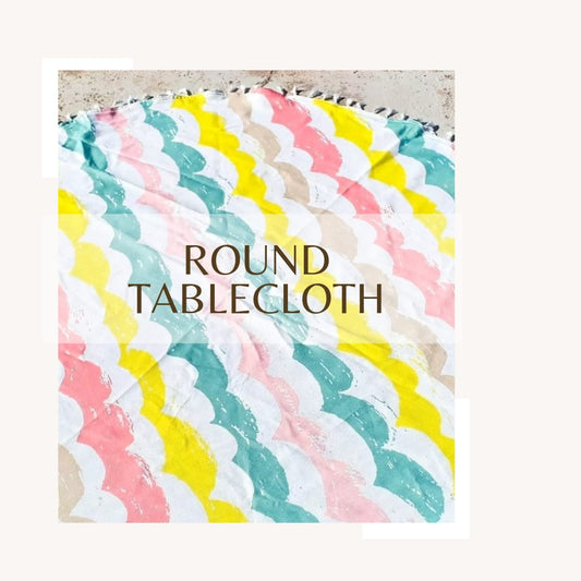Round Tablecloth-rainbow 140cm