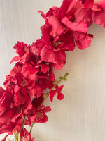 Load image into Gallery viewer, Long Gladiolus burgandy stem
