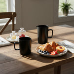 Load image into Gallery viewer, Black MUG + Milk cup
