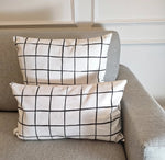 Load image into Gallery viewer, Cushion -  white &amp; black
