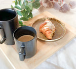 Load image into Gallery viewer, Black MUG + Milk cup
