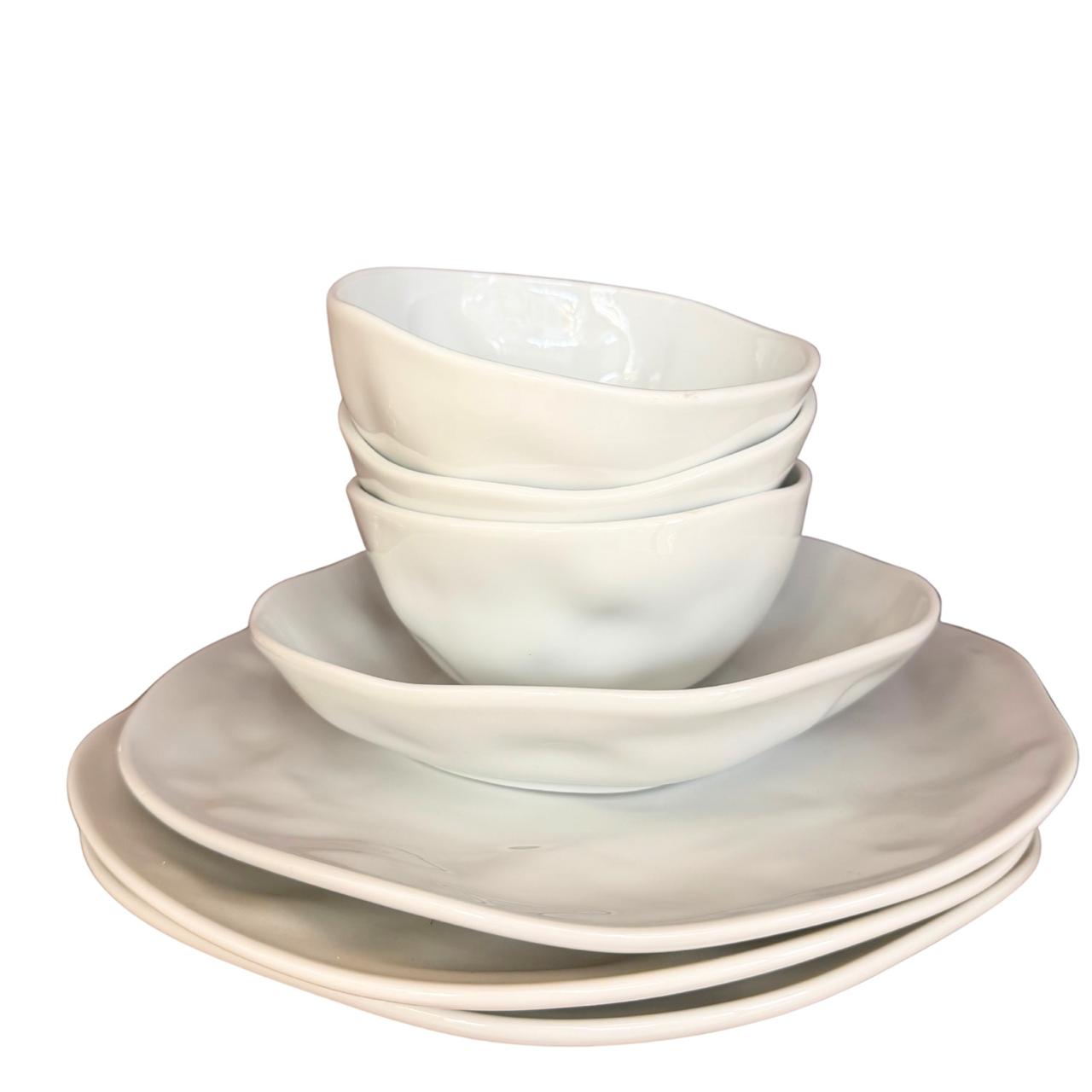 Porcelain white set 18 piece