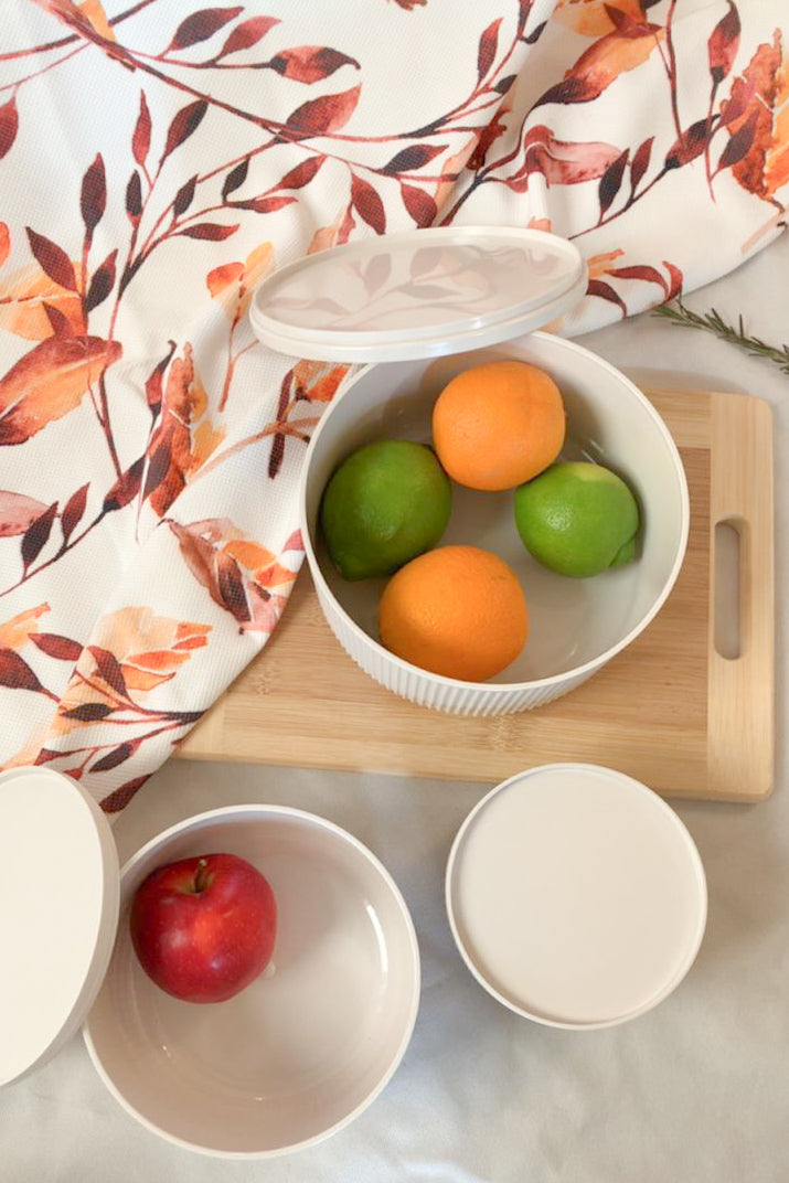 Fridge Containers -set of 3 plastic