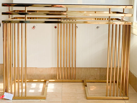 Console Table / Gold plated