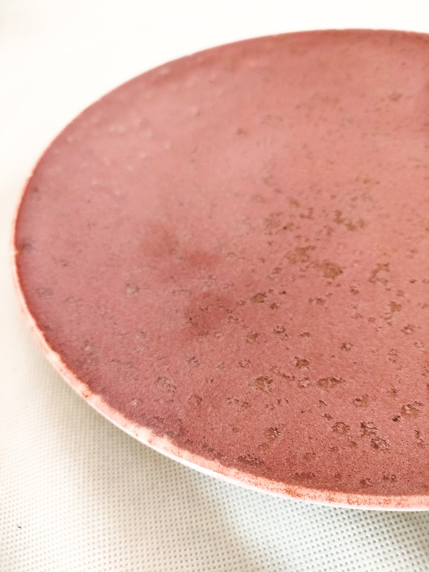 Rose Dinner plate / porcelain - sold separately .