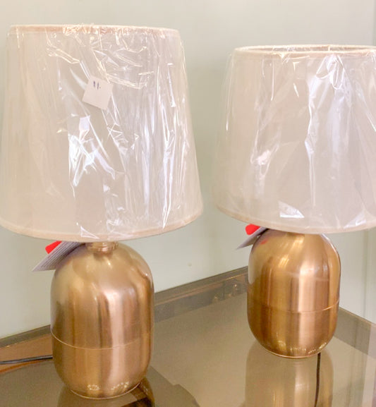 Gold Table Lamp - Sold separately سعر قطعه واحده